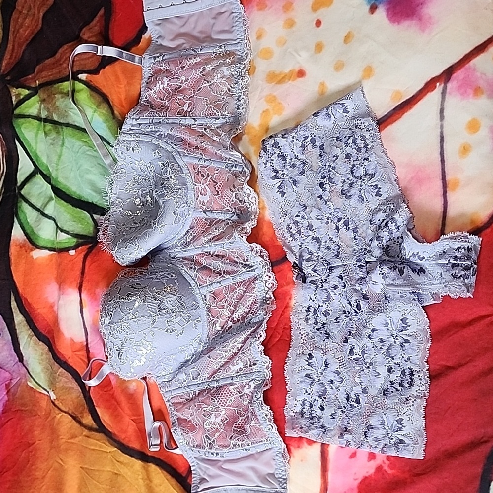 Corset top and brief bottoms